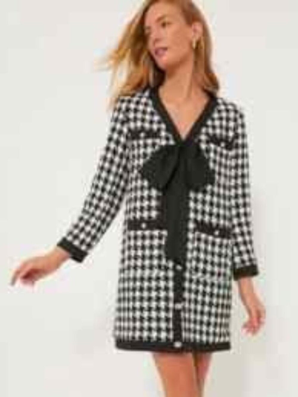 Tuckernuck Coco Tweed Bow Dress